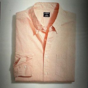 J. Crew Gingham Flex Casual Shirt Slim Fit XL